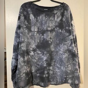 Meri Skye Sweatshirt in Blue Tie Dye